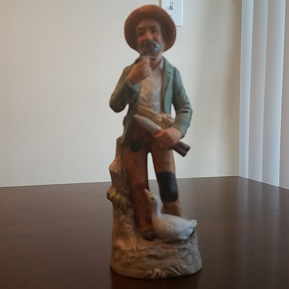 Antique Old Couple Porcelain Fixtures - Picture 2 of 11